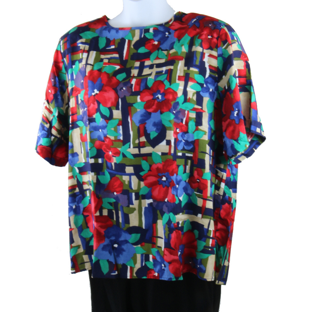 SOLD CRISTIN STEVENS Blouse Casual Top 3X Short